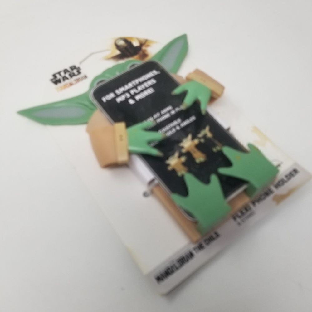 Star Wars the Mandalorian the Child, flexi phone holder.